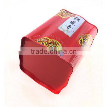 Square Shape Airtight Lid Tea Tin Container for Sale photo-3