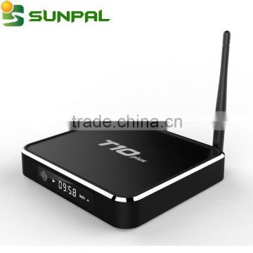 Customize Logo available 4K tv box S905 T10 plus Android 5.1 tv box LED display Amlogic s905 T10 plus 2G/8G kodi 16.0 iptv box