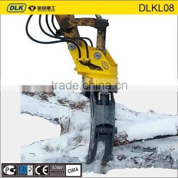 hydraulic log grapple, wood grapple for JCB excavator