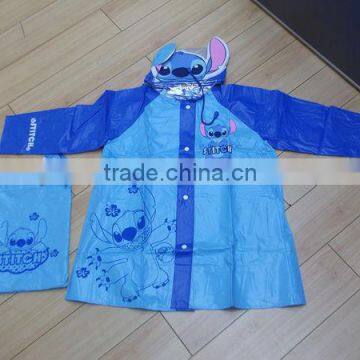 Cute Baby Funny Waterproof Cartoon Children Kids Raincoat