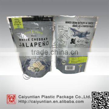 custom aluminium foil corn stand up packaging bags