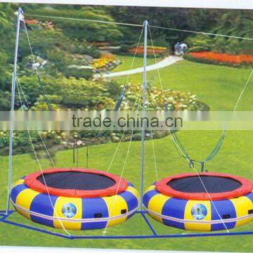 Twins Inflatable Bungee Trampoline