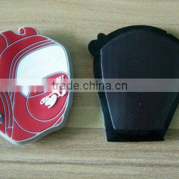 personalized soft pvc schoolbag shape fridge magnets