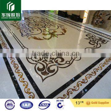 elegant portoro artificial marble stone water jet floor panels