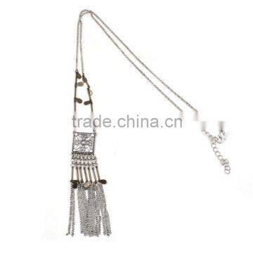 Ethnic Tribal Boho Alloy Beaded Fringe Necklace Long Bohemian Jewelry Women Quality Choice