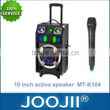 10 Inch Outdoor Speaker with Wireless Mic USB SD