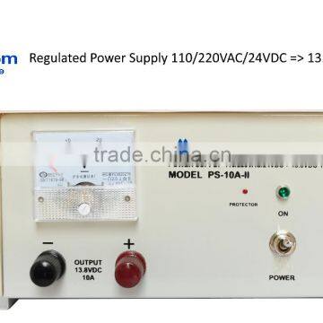 Single Power Supply for marine VHF/UHF transceiver Input 110/220VAC/24VDC, output 13.8VDC 10A