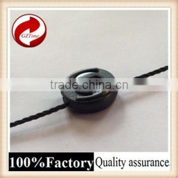 Fashional good quality plastic seal tag with logo string food tag holders