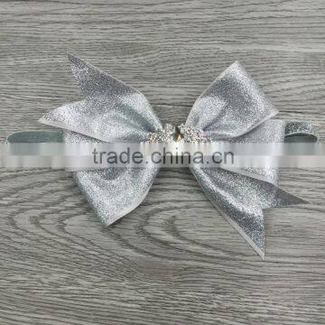 Wholesale Sequins Hair Bow Elastic Baby Headband Girls Accessories Supplier's Choice photo-6