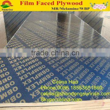 Non-slip Marine Plywood,Black Film Faced Plywood photo-5