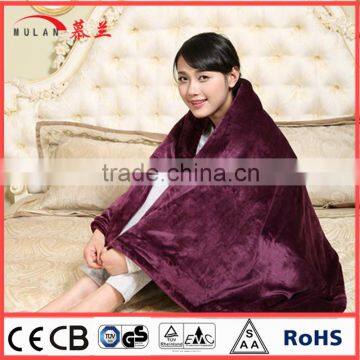 Double size high quality polar fleece Electric Heating Blanket with best price