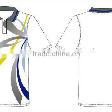 newly designed sublimated polyester polo shirts breathable for OEM Service