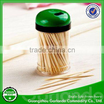 100 150 200 pcs plastic jar packing Bulk Bamboo Toothpick