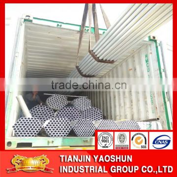 hot dipped galvanized round steel pipe / hot dipped gi steel pipe YAOSHUN