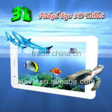 Glasses-free 3D tablet pc 7inch with 3G Phone Function .