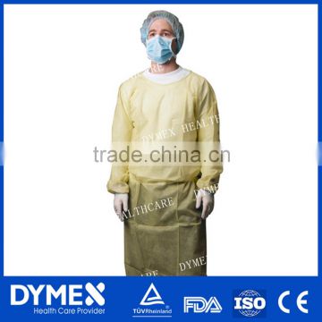 Disposable PP+PE Isolation Gown