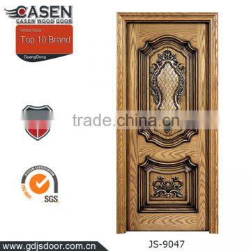 Luxury ash wooden engineering doors for villas