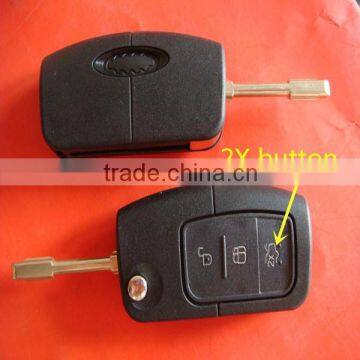 Tongda 3 button remote key case with 2X button for f-rd