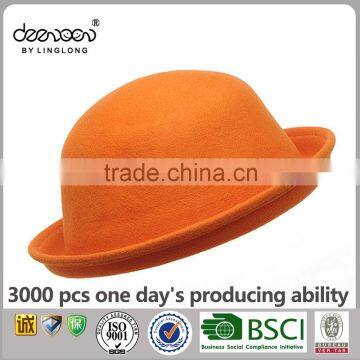 Family Wool Felt Bowler Hat Wholesale Hats For Women photo-4