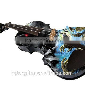 Hot Sale Popular Art With Halloween Theme Student Violin photo-2