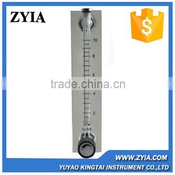 Black adjustable knob 2-10LPM O2/ dwyer air panel type water flow meter