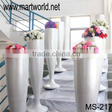 1.2meter glass fiber wedding vase wedding pillar wedding column party decoration wedding decoration(MS-217)