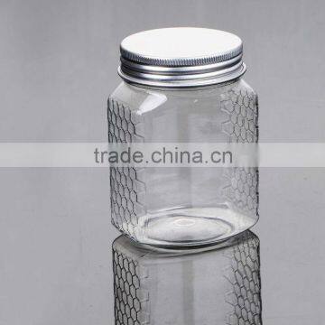 220ml jar with aluminum screw lid for food storage jar,Dried fruit jar