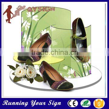 High quality low price custom shape clear acrylic shoe boxes