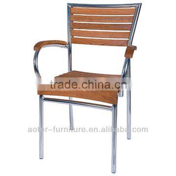 Garden antique modern wood dining relaxing chair