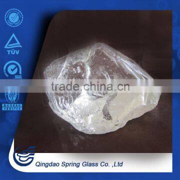 3-6cm white clear glass chunks