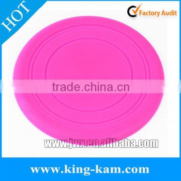 Wholesale Foldable Silicone Pet Dog Frisbee silicone frisbee