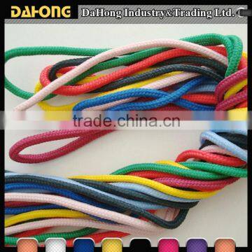 eco-friendly multi colord soft waxed polyester drawstring cord