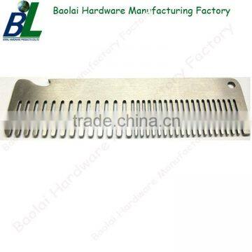 Uncommon big and small teeth comb bottle opener for beard grooming