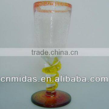 colored glass juice glass set