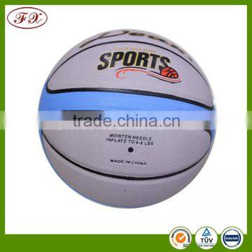 2016 Customized Print Size 7 Top Quality Rubber Basketball photo-2