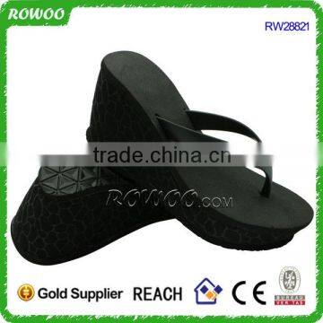 All Black EVA Outsole Eva Flip Flops For Girl photo-3