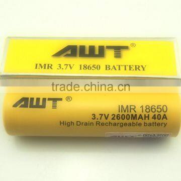 AWT 18650 40A 2600mah 18650 Subox Mini Pro Kit KBox Mini 75W TC Box Mod with topbox mini tank black uwell crown sub ohm tank