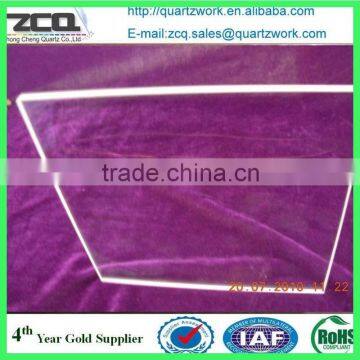 ROUND THIN OPTICAL QUARTZ GLASS PLATE/RING photo-5