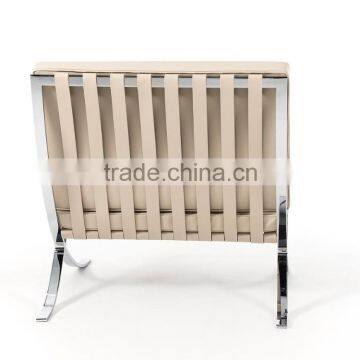 Modern Lobby Sofa Chair, Modern Style Leather Sofa, Barcelona Chair With Ottoman SF-505 photo-4