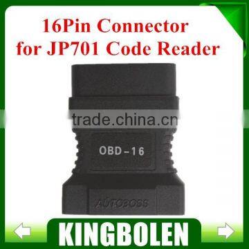 High quality OBD2 16Pin Connector for JP701 Code Reader with fast shipping