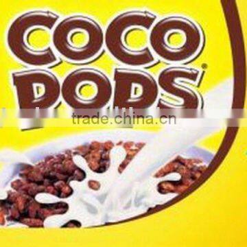 Coco pops processing line