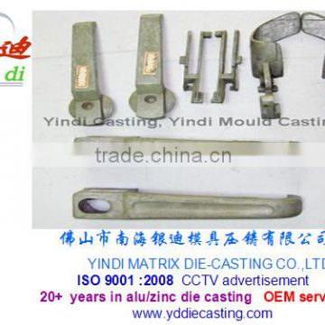 zinc handle accessaires die casting parts