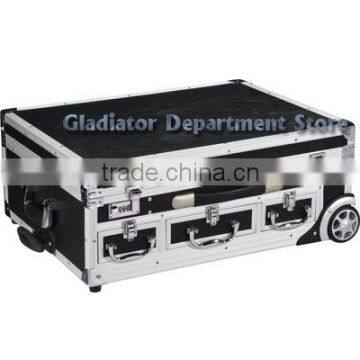 Cosmetic case with drawer, with trolley, with handle (D9551)