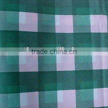 cheap plaid square table cloth/table cover