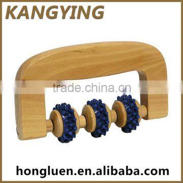 Packing Accepted Hot Natural Wooden Body Roller Massager