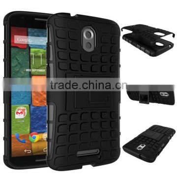 Hybrid TPU case for Motorola X3 with kickstand