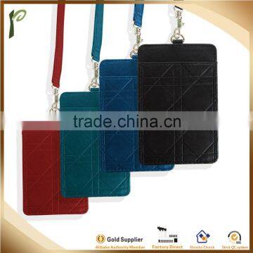 Hot selling style PU credit card holder,nacklace credit card holder