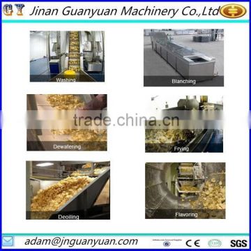 Hot sale potato chips production line/potato snack frying machine