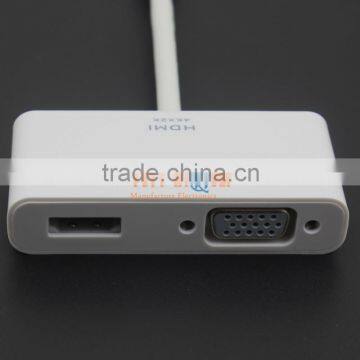 High Quality Mini DisplayPort DP to HDMI VGA Adapter Cable 1080P 4Kx2K For Macbook Mac Air Pro IMac Hotest photo-3