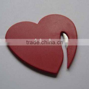 heart shape letter opener / plastic letter opener / letter opener for gift promotion